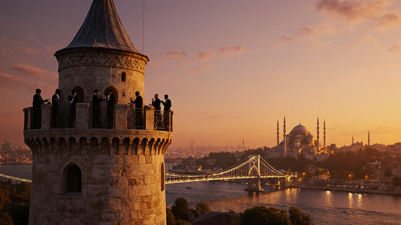 Experience the Magic of Sunset at Galata Tower in Istanbul